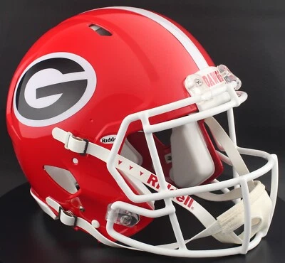 GEORGIA BULLDOGS NCAA Riddell Speed Full Size AUTHENTIC Football Helmet - Image 1 of 4