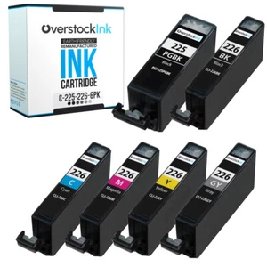 Lote de tinta PGI-225 CLI-226 para Canon 225 226 paquete combinado compatible con PIXMA - Imagen 1 de 19