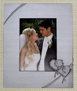 Lenox American by Design TRUE LOVE Silver-plated Photo Frame 5x7 - New in Box - Picture 1 of 9