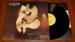 SAXON DESTINY LP *RARE* GREEK 1st PRESS PRESS VINYL EMIAL SA 1988 w/ INSERT !! - Picture 1 of 3
