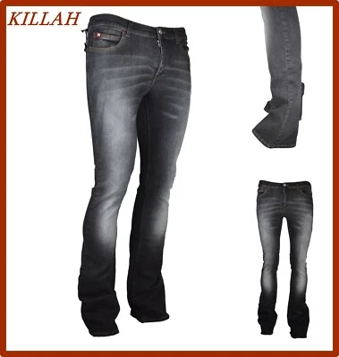 Killah Jeans de Mujer Talle Alto Eslásticos Pantalones Etiqueta Bootcut w25 w28 - Imagen 1 de 4