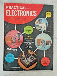 VINTAGE PRAKTYCZNY MAGAZYN ELEKTRONICZNY 1957 VOL 1 RZADKI - Zdjęcie 1 z 6