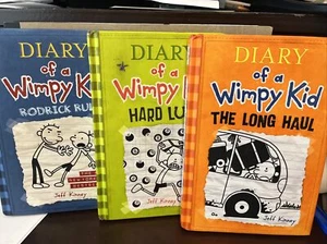 Diary of a Wimpy Kid #'s 2, 8 ,& 9 By Jeff Kinney - Picture 1 of 1