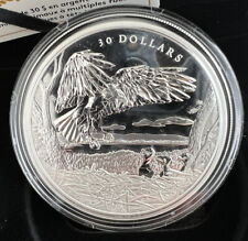 ** SALE** 2022 Canada $30 Fine Silver Coin - Multifaceted Animal Family - Eagles