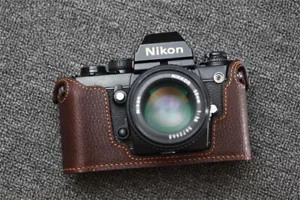 NEW Handmade Leather Half Case For Nikon F3 Camera Retro Protective Covers - Picture 1 of 16