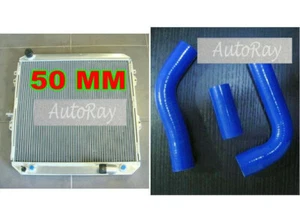 Full Aluminum Radiator + Hoses for Toyota Surf Hilux 2.4 2.2 LN130 Turbo AT/MT - Bild 1 von 10