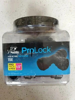 ProLock SharkBite 1/2 in. Push-to-Connect Plastic Tee Fitting (8-Pack) - Image 1 of 4