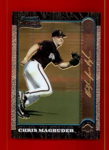 1999 Bowman Chrome Gold #424 Chris MaGruder. - Picture 1 of 2
