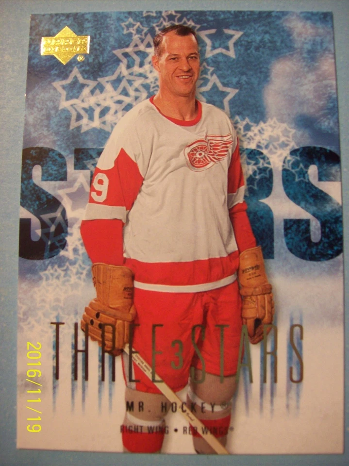 2004-05 Upper Deck "Three Stars" # AS-14 (Mr. Hockey) Gordie Howe! - Image 1 of 2
