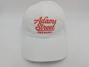 Adams Street Brewery Hat Cap Adjustable White Chicago, IL Breweriana Beer NWT - Picture 1 of 8