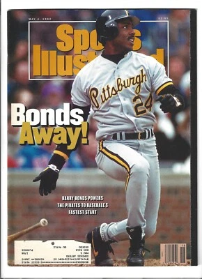Barry Bonds - Sports Illustrated - May 04, 1992 Bonds Away! - Pittsburgh Pirates - Image 1 of 2