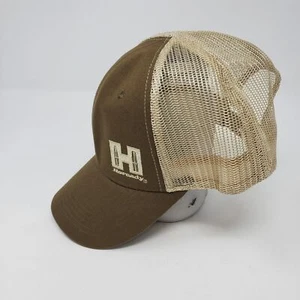 HORNADY BROWN TAN MESH TRUCKER CAP BASEBALL HAT MEN UNISEX OS BULLETS CARTRIDGES - Picture 1 of 12