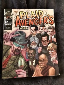 The Plaid Avenger's World by Plaid Avenger 2008 #2 book 485 PAGES!  RARE! - Foto 1 di 8