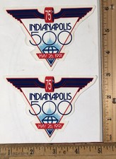 Vintage Lot of 2 1991 Indy 500 Event Racing Sticker Decal 75th Indianapolis