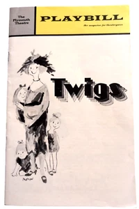 Juli 1972 The Plymouth Theatre New York Playbill TWIGS Sada Thompson - Bild 1 von 4