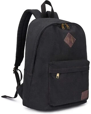 Canvas Vintage Rucksack Ultraleichter und Lässiger Rucksäcke Laptop Daypack S... - Bild 1 von 4