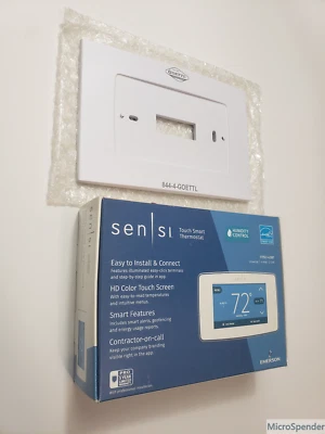 Emerson Sensi Touch Wi-Fi Programmable Thermostat 4H/2C - 1F95U-42WF - Image 1 of 3