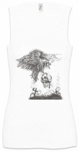 Cemetery Vulture Skull Women Tank Top Cemetery City Dead Graveyard Reaper Death - Picture 1 of 1