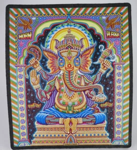 Blotter Art Trippy Psychedelic Mood Mat Positive Creation Jai Ganesha Chris Dyer - Picture 1 of 11