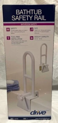 Drive Heavy-Duty Medical Bathtub/Shower Safety Handle/Rail/Grab Bar, Adjustable - Image 1 of 4
