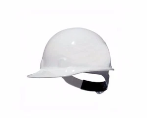 Fibre-Metal Honeywell White E2RW Thermoplastic Cap Style Hard Hat 8-Point NEW - Picture 1 of 2