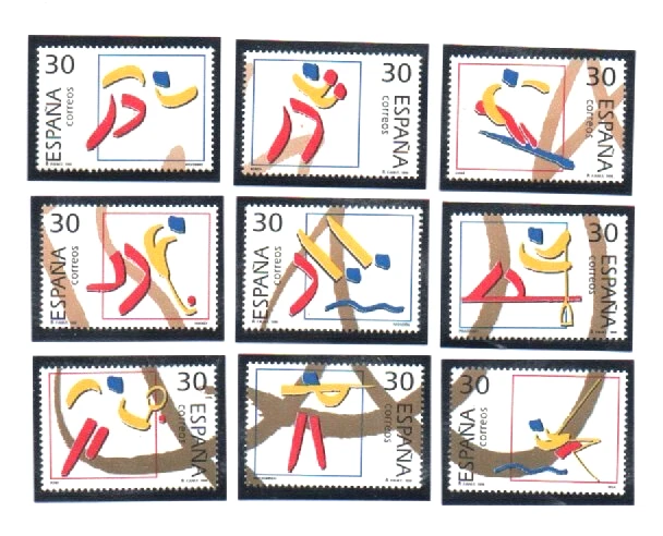 DEPORTES BRONCE ESPAÑA 1996. EDIFIL 3418/3426.  - Imagen 1 de 1