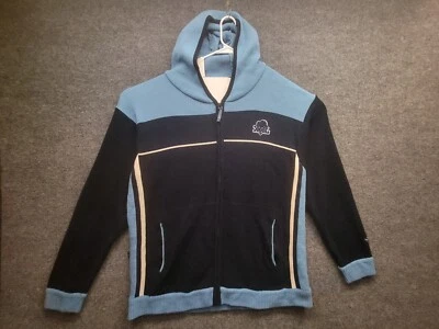Vintage School Of Hard Knocks Full Zip Cardigan Mens 3XL Blue Hoodie Y2K - Image 1 of 4