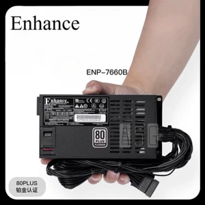 7660BFLEX 1U Power Supply 600W/500W Silent NAS/ITX Small Computer Host ENP-7660B - Afbeelding 1 van 15