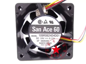 1PC Sanyo SanAce 6025 24V 0.12A 109R0624D4D01 Cooling Fan - Picture 1 of 3