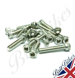 ALLEN SCREW KIT FOR BSA D7 BANTAM COMPLETE SET - STAINLESS STEEL - Picture 1 of 2