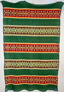 Pendleton Beaver State vintage green southwestern print blanket - Picture 1 of 9