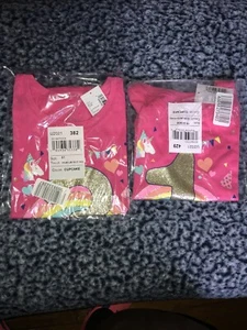 2 Children’s Place Girl’s Birthday Shirts/tops 1 and 3 Years Old 18-24mos and 5T - Picture 1 of 11