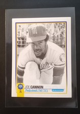 2017 Joe Cannon #75 Venezuelan Winter League Sticker Magallanes 100 Years