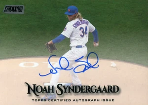 Noah Syndergaard Autographed 2019 Topps Stadium Club Card 23/25 - Picture 1 of 2