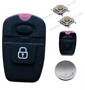 Para Hyundai Santa Fe 2 Botón Remoto Alarma Llavero Reparar Reacondicionado Kit - Imagen 1 de 1