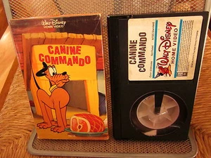 CANINE COMMANDO Beta tape Disney wartime cartoons Pluto tobacco Army betamax - Bild 1 von 1