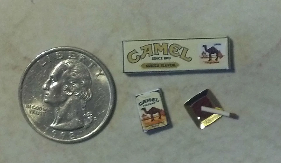 Dollhouse Miniature Cigarettes Pack & Carton 1:12 scale ca D114 Dollys Gallery