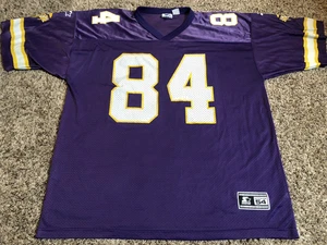 Camiseta Randy Moss Minnesota Vikings (2XL) talla 54 de colección excelente estado NFL años 90 - Imagen 1 de 8