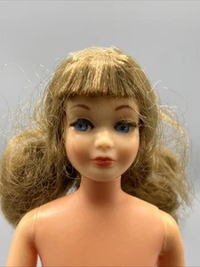 VINTAGE 1960er-BRÜNETTE-BEUGENDES BEIN-TNT SKIPPER PUPPE-WIMPERN~Barbie's Sister EUC - Bild 1 von 13