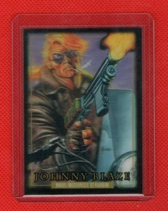 Johnny Blaze #2 2024 Upper Deck Marvel Masterpieces '92 Platinum Lenticular - Picture 1 of 2