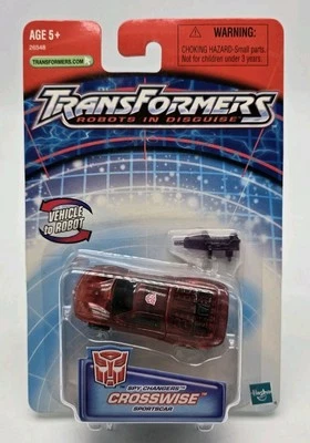 Transformers RID 2002 Spy Changers CROSSWISE Sportscar Autobot Hasbro New Sealed - Image 1 of 4