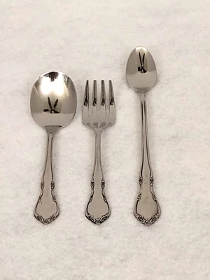 Toddletime Oneida Infant Spoon Toddler Flatware Chateau Stainless Steel Baby Set - Image 1 of 4