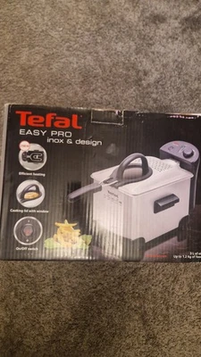 Tefal Deep Fryer Easy Pro, Stainless Steel, 3L Capacity, 1.2Kg, 4 Portions, 2100 - Image 1 of 4