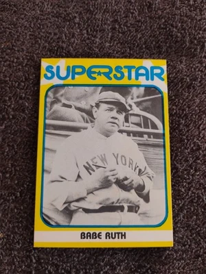 1980 TCMA Superstar Babe  Ruth New York Yankees Baseball Card #41 - Image 1 of 2
