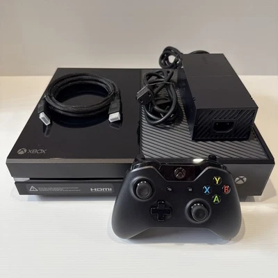 Microsoft XBOX One 500GB Console w/ Controller Cleaned Tested VGC - image 1 of 4