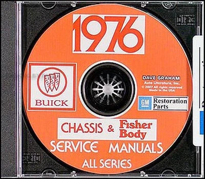 Manual De Taller Buick 1976 Y Manual De Reparación De Carrocería PDF En CD 76 - Imagen 1 de 3