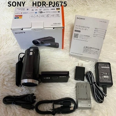 Sony HDR-PJ675 Handycam Video Camera, 4K, Included Accessories, Used - Image 1 of 4