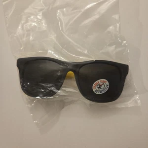 POULAN NEON YELLOW SUNGLASSES PRO Rubber Frame ~ New Old Stock - Picture 1 of 3
