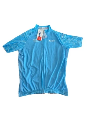 Santini Trek путешествий Джерси женщин размер M сделано в Италии - велосипед рубашка - Изображение 1 из 4