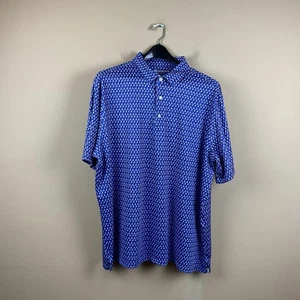 Bording Golf Poloshirt Herren XXL blau Segelboot S/S leichtes Polyester Spand - Bild 1 von 10